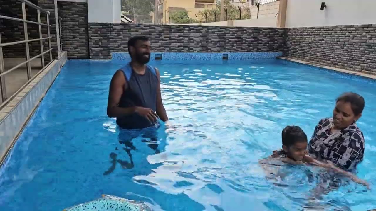 Tips// Swimming with Minnu🫰❤️ Banglore// my 3 year kid // చాలా easy గా నేర్చుకుంటున్నాడు🥰 