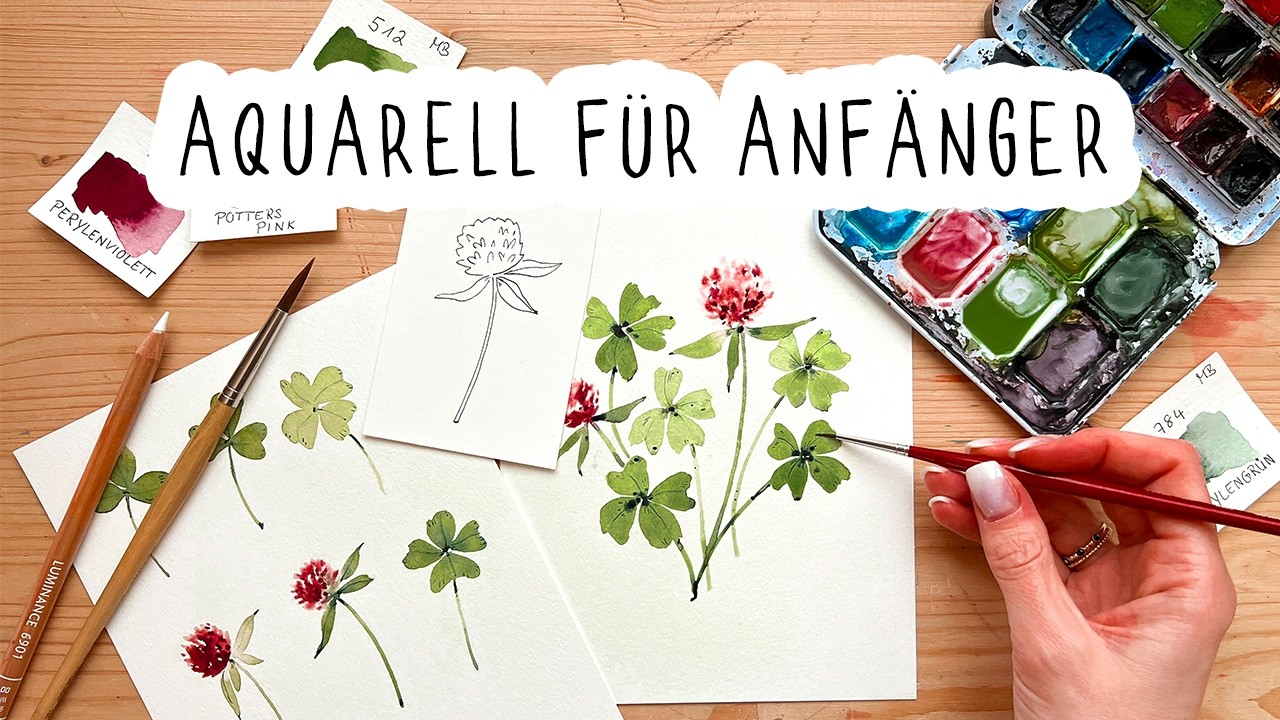 EINFACHE AQUARELL Techniken – Watercolor für Anfänger