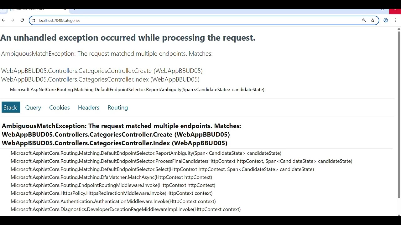 ASP NET And SQL Server - Routing Part II