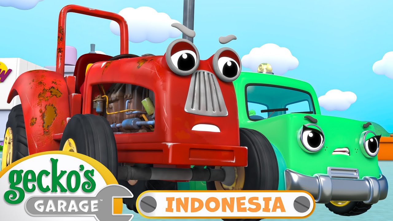 Traktor Yang Bermasalah | Garasi Gecko | Kartun Populer Anak-Anak | Seru dan Mendidik