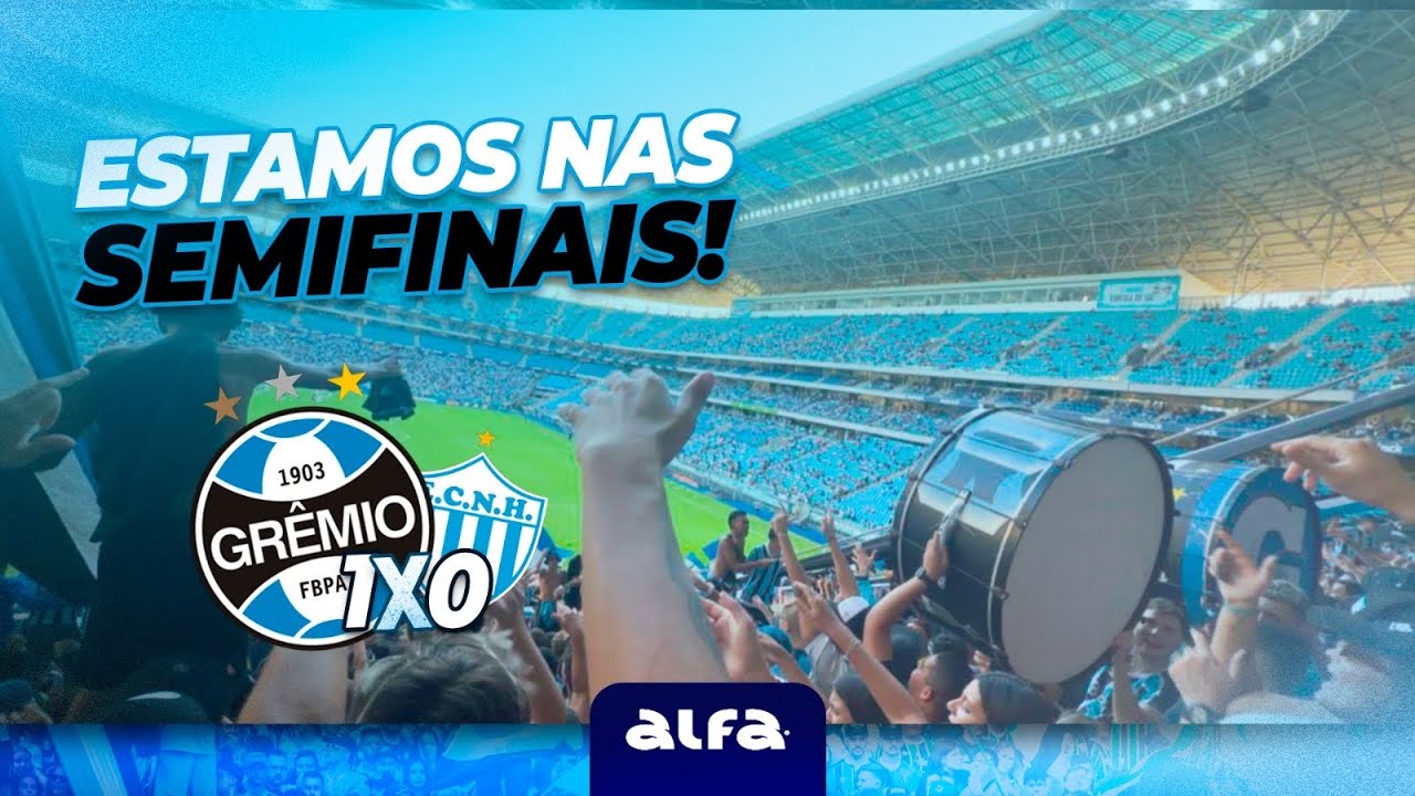 GR&Ecirc;MIO 1x0 NOVO HAMBURGO - WE ARE IN THE SEMI-FINALS OF THE GA&Uacute;CHO CHAMPIONSHIP!