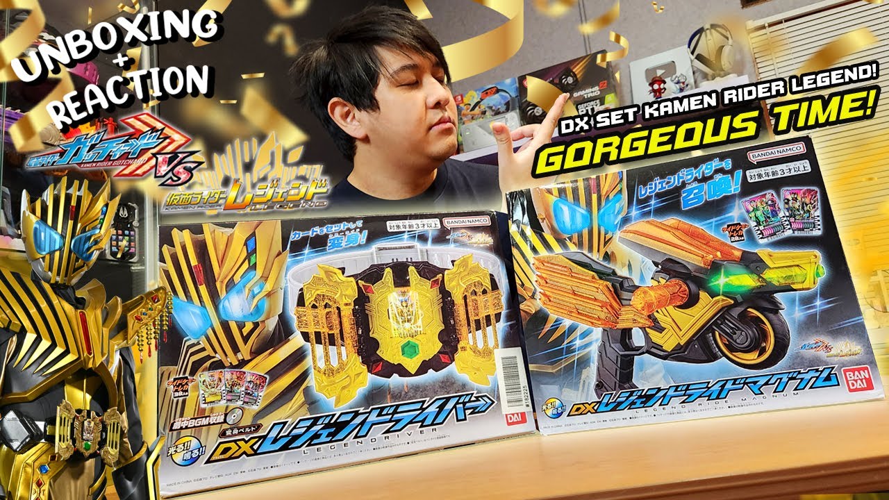 GORGEOUS TIME!✨UNBOXING LENGKAP + REACTION DX LEGENDRIVER & LEGEND RIDE MAGNUM! Kamen Rider LEGEND 🌟
