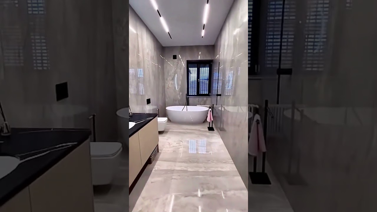 Transform Your Bathroom with a Touch of Light! #inyouthsledmirror #inyouths #bathroomdesign #modern