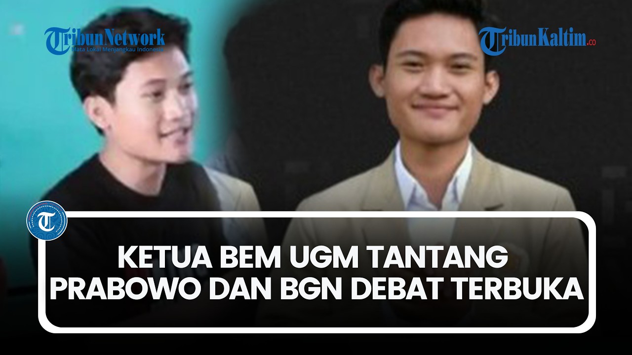 Ketua BEM UGM Tantang Prabowo Debat Terbuka, Kritik MBG Berujung Teror