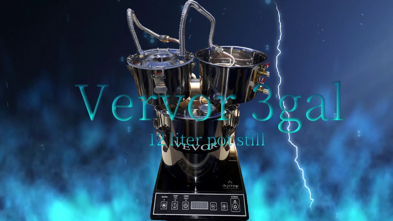 Vevor 12 liter / 3 gal Pot Still