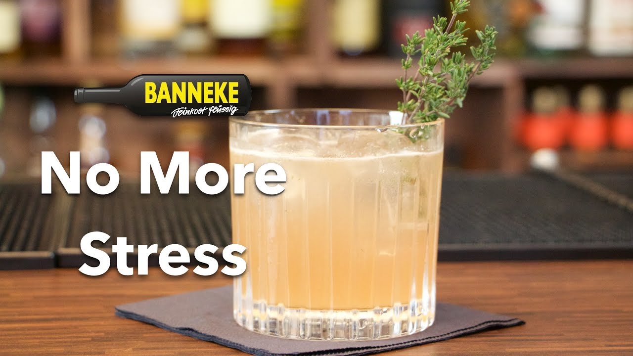 No More Stress - Thymian Vodka Cocktail mixen - Schüttelschule by Banneke