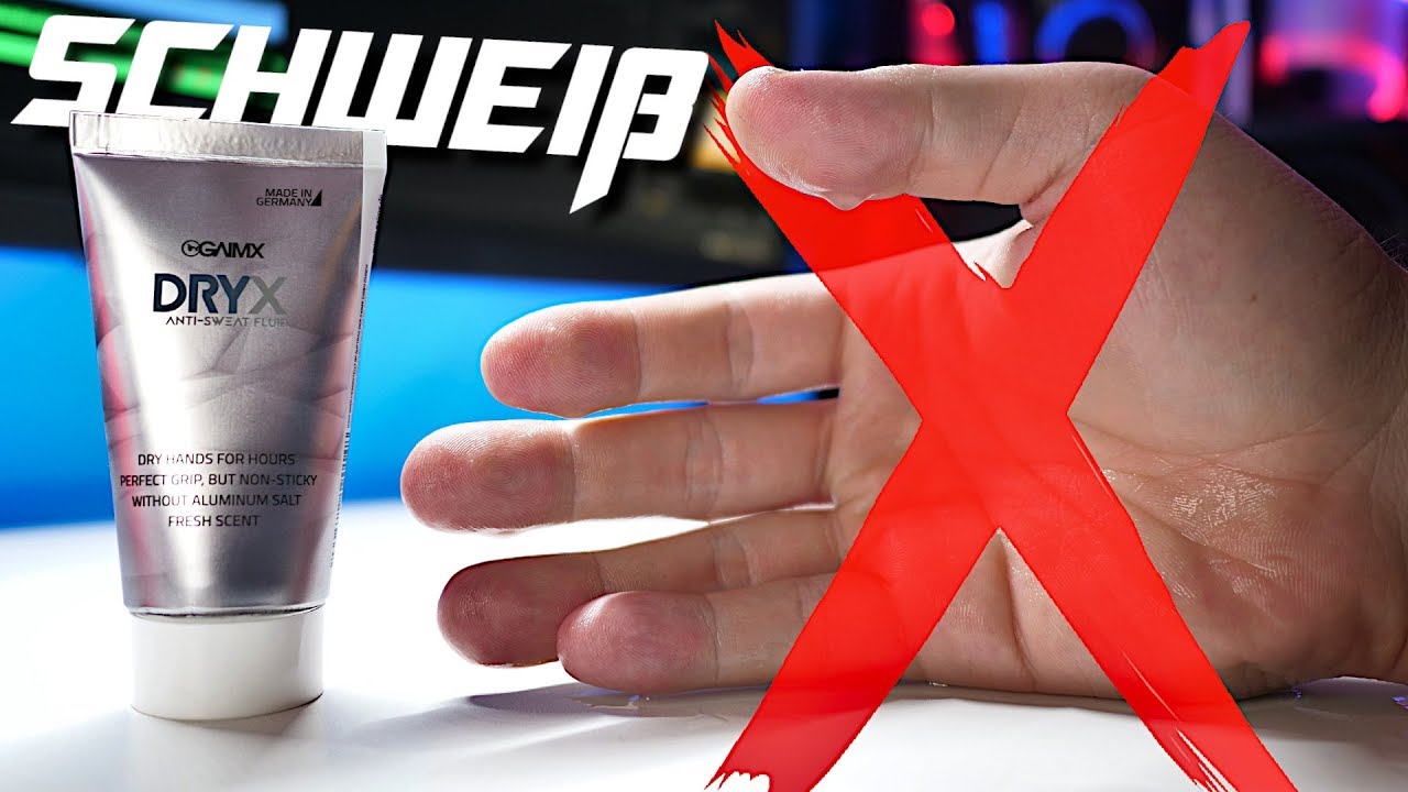 Das kannst du gegen schwitzige Hände tun!!! Das neue DRYX von GAIMX