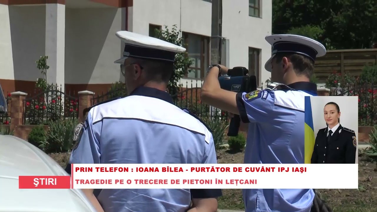 TRAGEDIE ÎN LEȚCANI | Femeie lovită mortal pe trecerea de pietoni