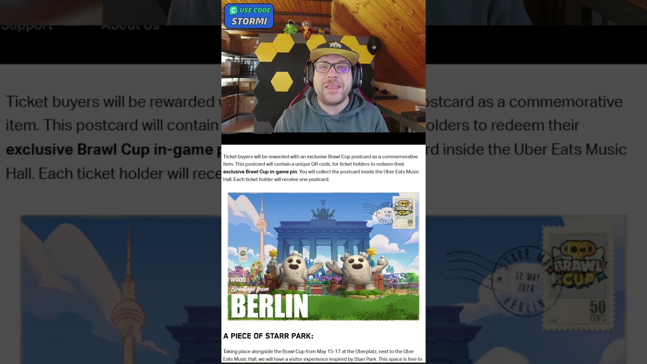 Эксклюзивный значок! Билеты на Brawl Cup 2026 в Германии уже в продаже!! #brawlstars #brawlstarse...