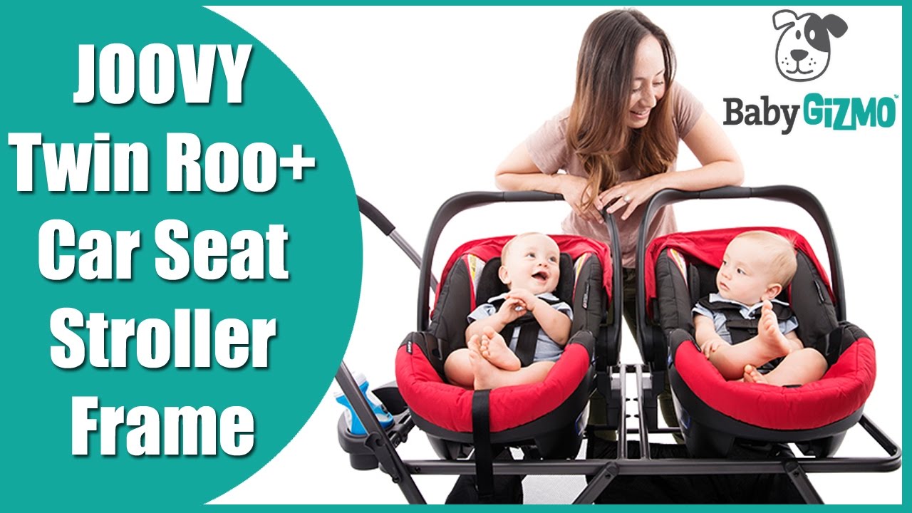 Joovy Twin Roo+ Double Infant Car Seat Frame Stroller Review