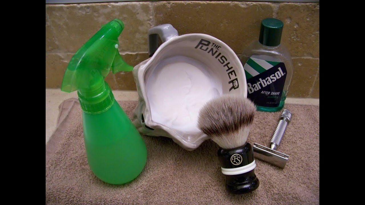 Frank Shaving G4 24 MM Brush Black Handle White Stripe