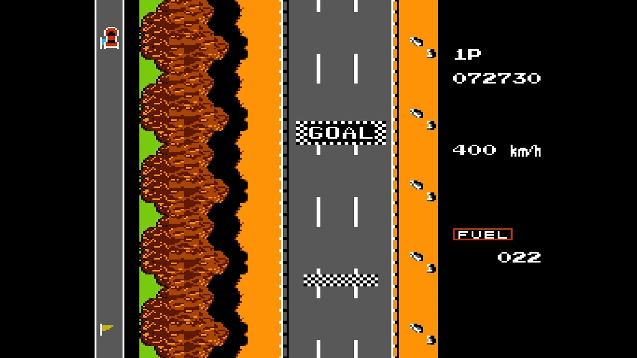 Casual Longplay: Road Fighter (NES-EU port) 4-loop session