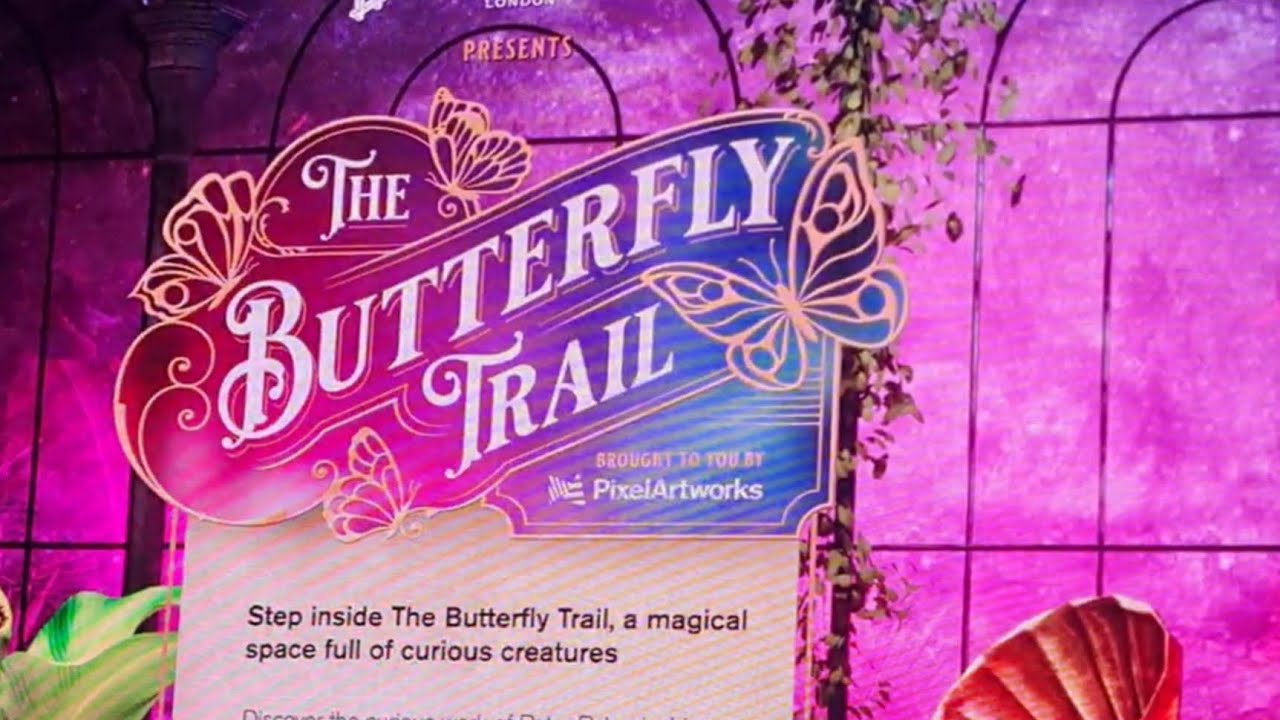 The Beautiful Visual Illusions | The Butterfly Trail is here in London