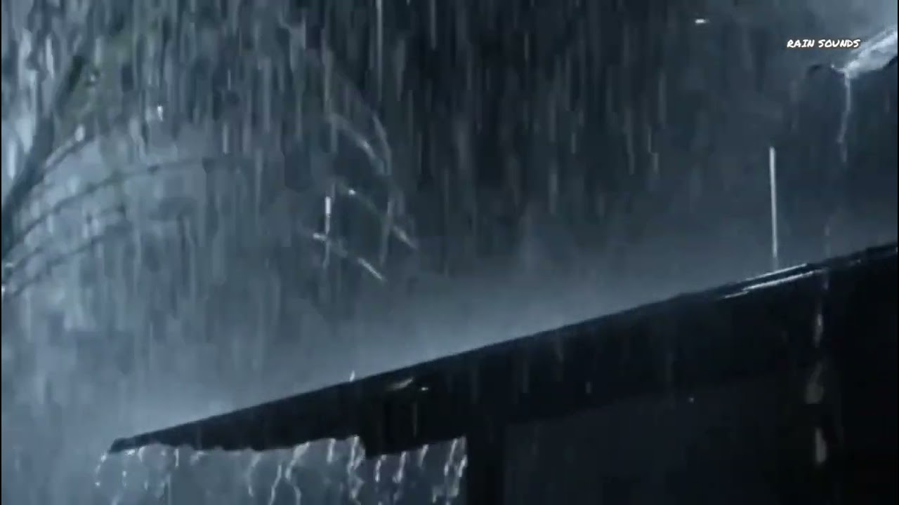 1 Jam Bersama Suara Hujan Dan Gemuruh Petir Pengantar Tidur || Suara Hujan Deras | Rain Sounds #rain