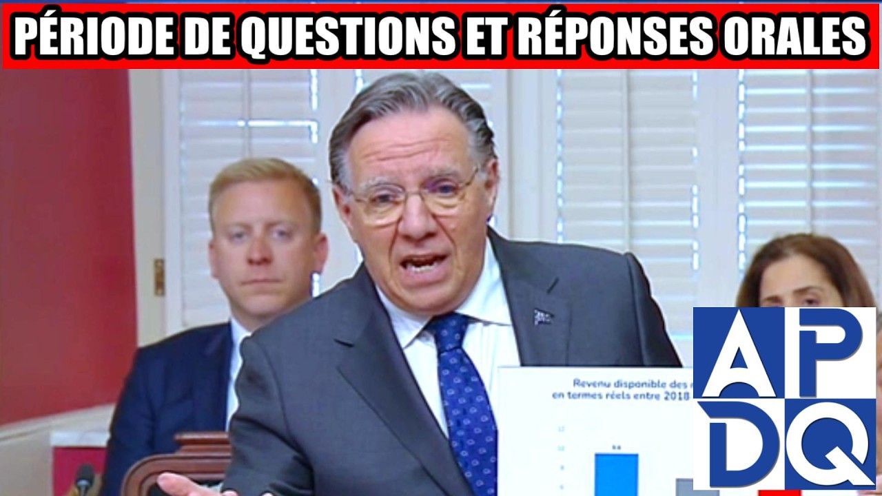🔥 Période de questions explosif : la CAQ sur la sellette avant le budget