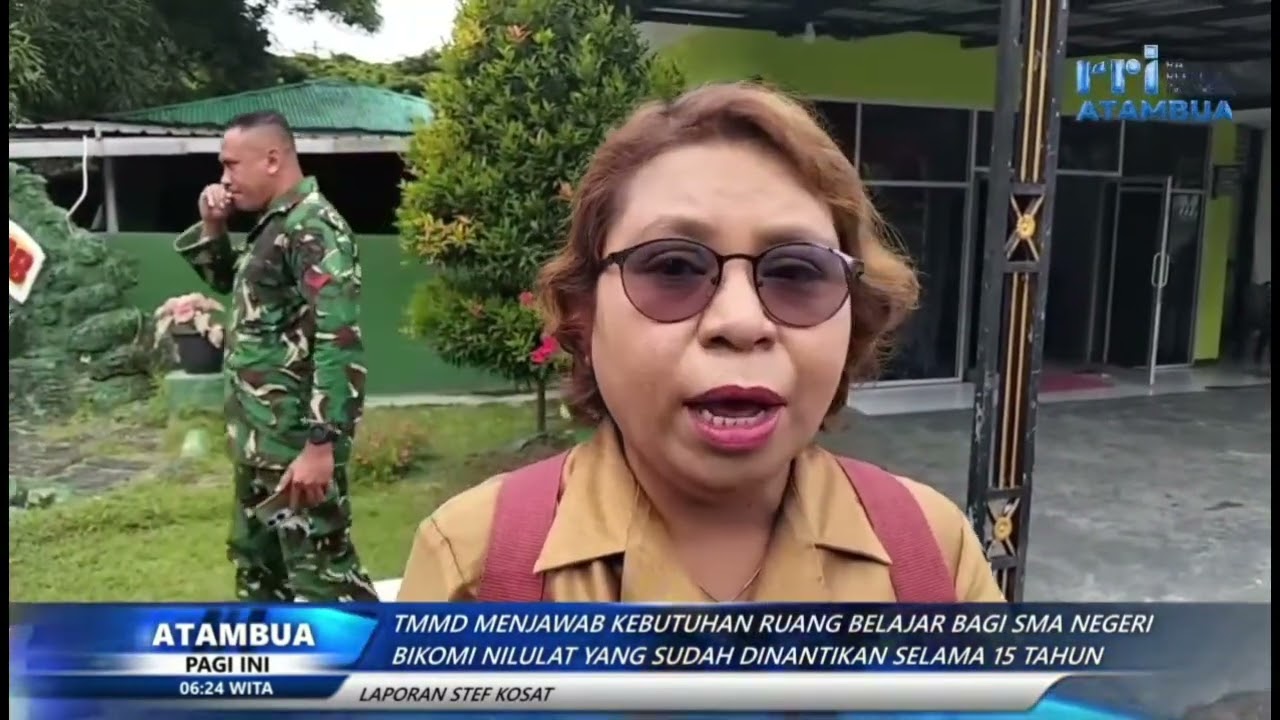 RRI Atambua- TMMD Ke 127 Kodim 1618/TTU Bangun Ruang Kelas Untuk SMA di Perbatasan