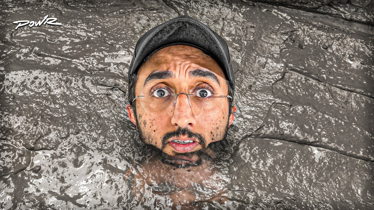 اول شخص يغرق بالاسمنت يخسر !!
