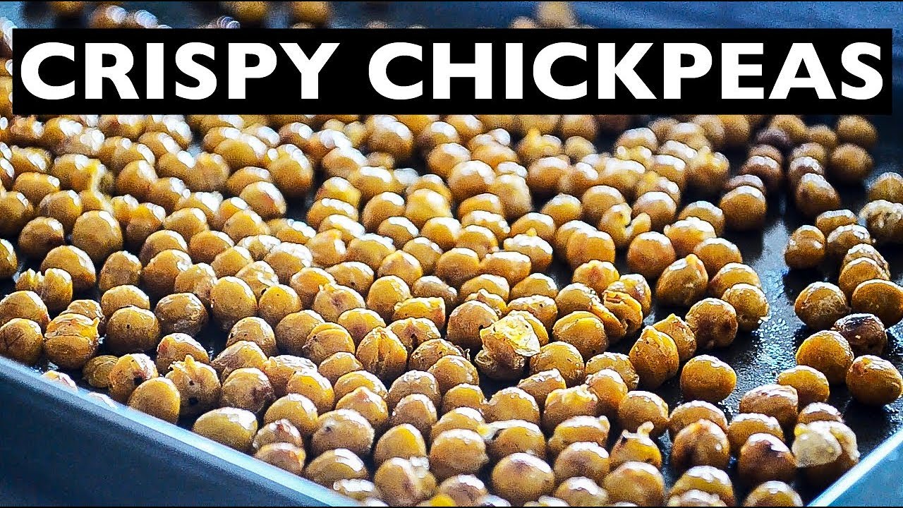 Crispy Oven Baked Chickpeas Recipe!