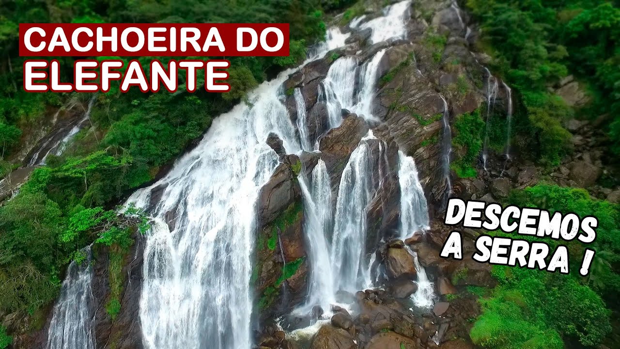 CACHOEIRA do ELEFANTE (Cachoeira VÉU da NOIVA) - Mogi-Bertioga , Serra do Mar de São Paulo