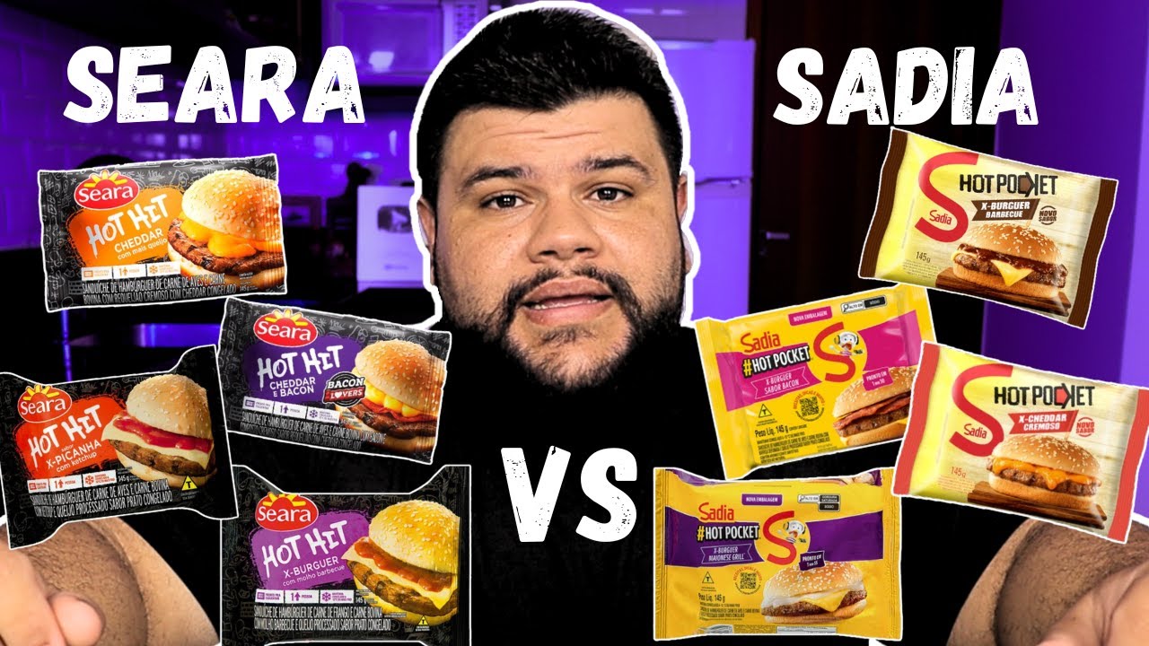 Hambúrguer Seara vs Sadia