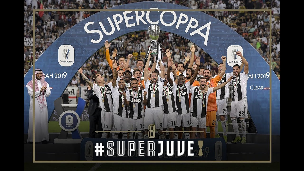 #SuperJuve | Juventus lift their eighth Italian Super Cup!