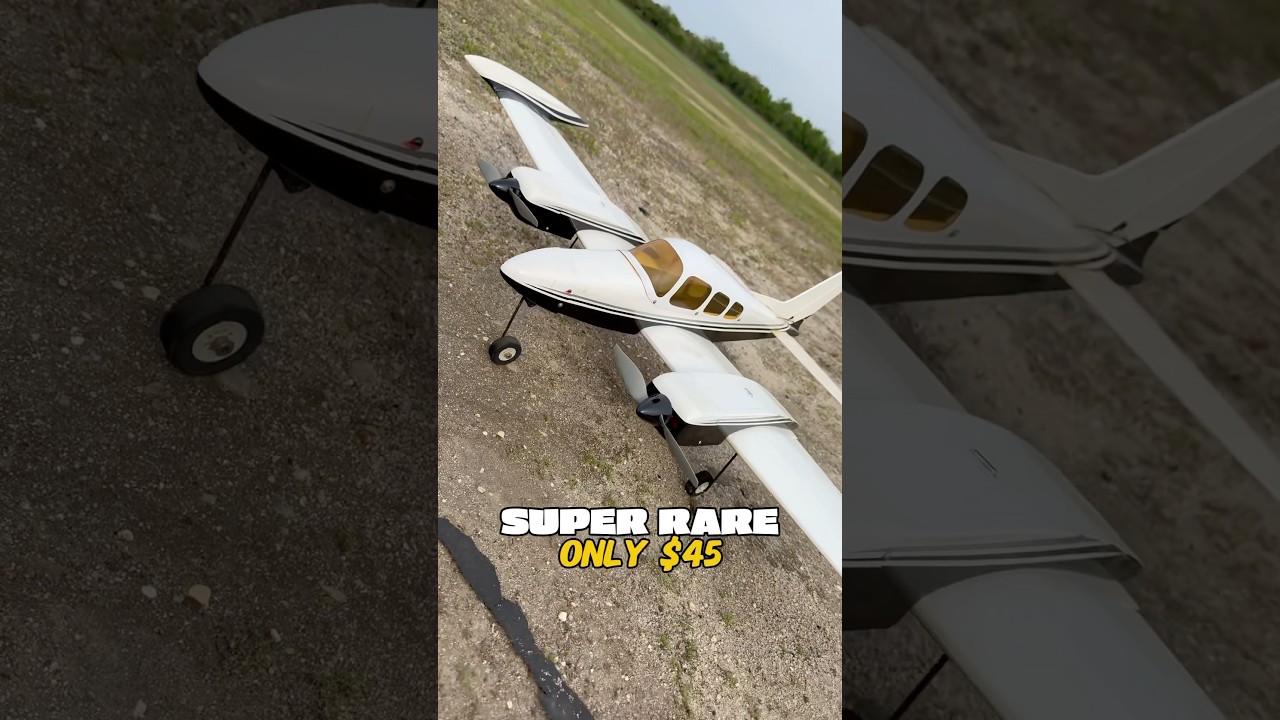 A Unique RC Airplane that sold for CHEAP💰