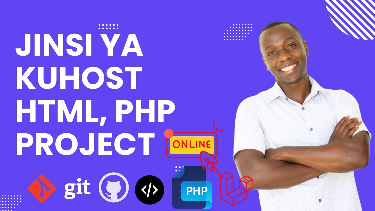 Jinsi ya kuhost HTML, JAVASCRIPT na PHP Projects kwa kutumia Git na Github na Remote Update Access