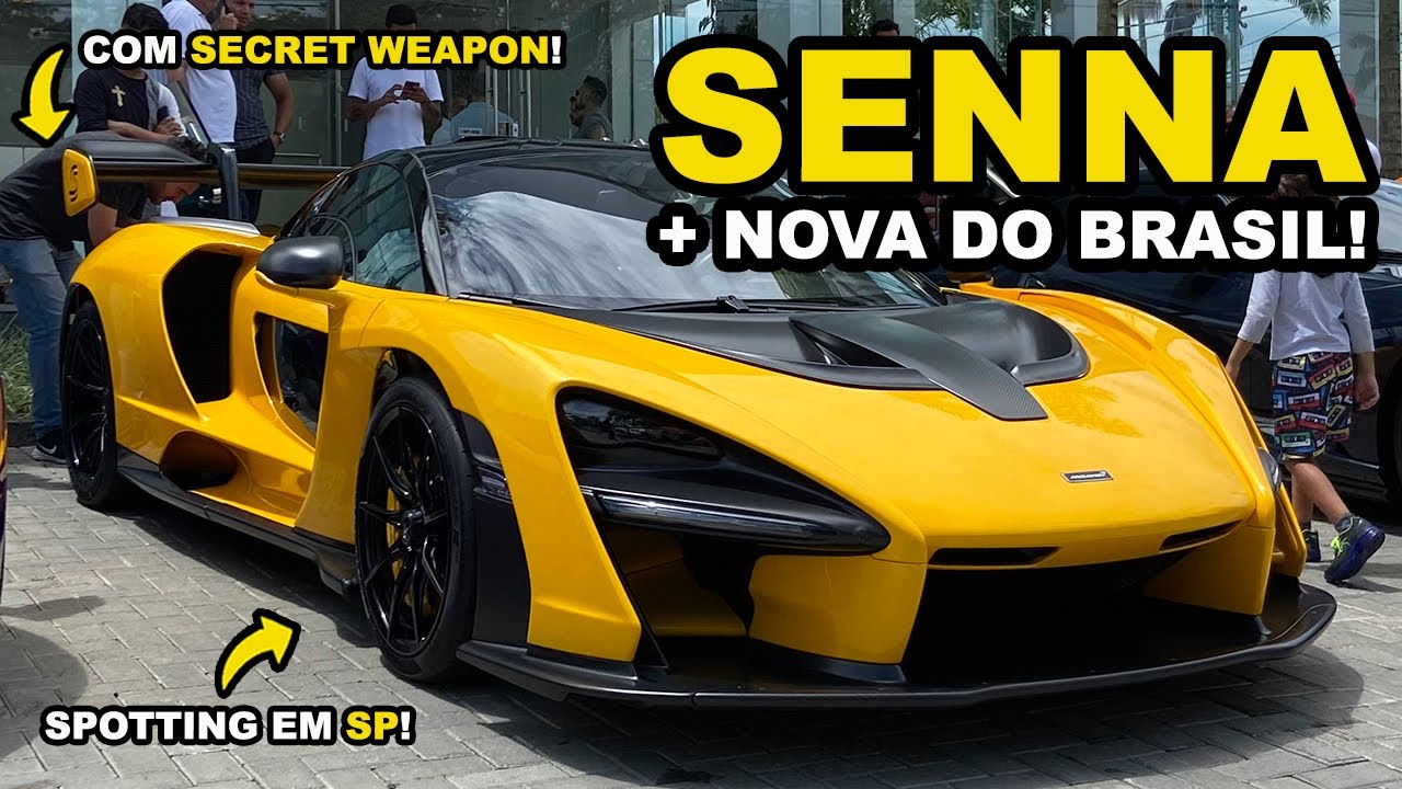 A nova MCLAREN SENNA do Brasil, Aventador, DBS, 488 Pista, GT4 RS e mais! Car Spotting em São Paulo!