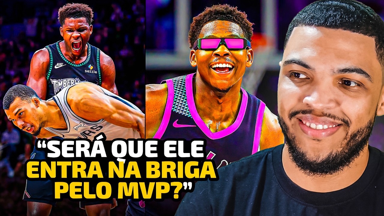 ANTHONY EDWARDS ESTÁ TENDO UMA TEMPORADA DE MVP! | REACT GD's HIGHLIGHTS