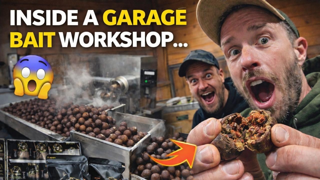Inside a Fishing Garage Bait Workshop… This Guy Might Be Onto Something 👀