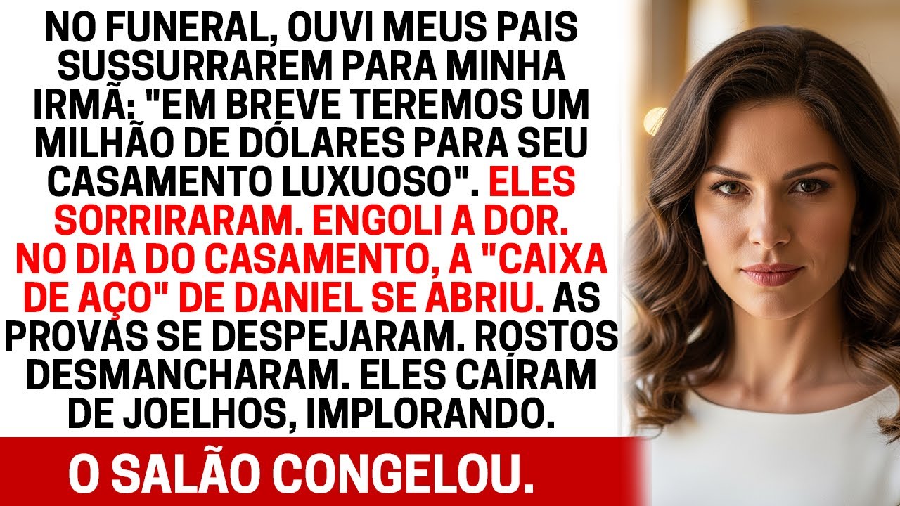 “Ouvi meus pais tramando roubar minha herança — no casamento da minha irmã, eles se ajoelharam.”
