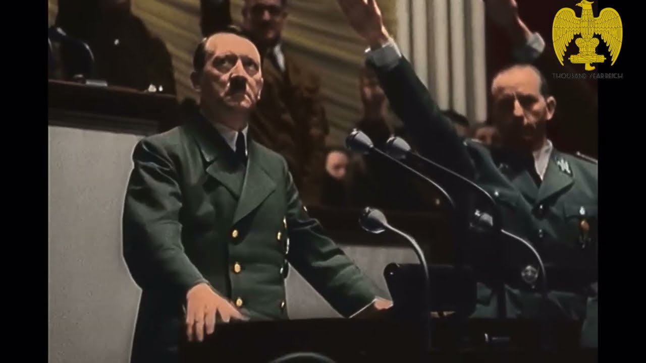 Adolf Hitler Declare War on USA, Reichstag 1941