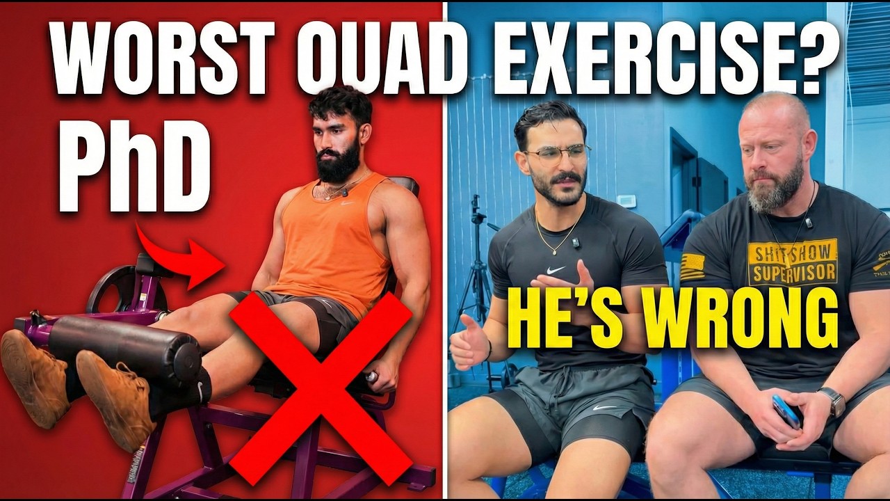 Milo Wolf's Worst Take?  Leg Extensions are the Worst Quad Exercise DEBUNKED & DERAILED.