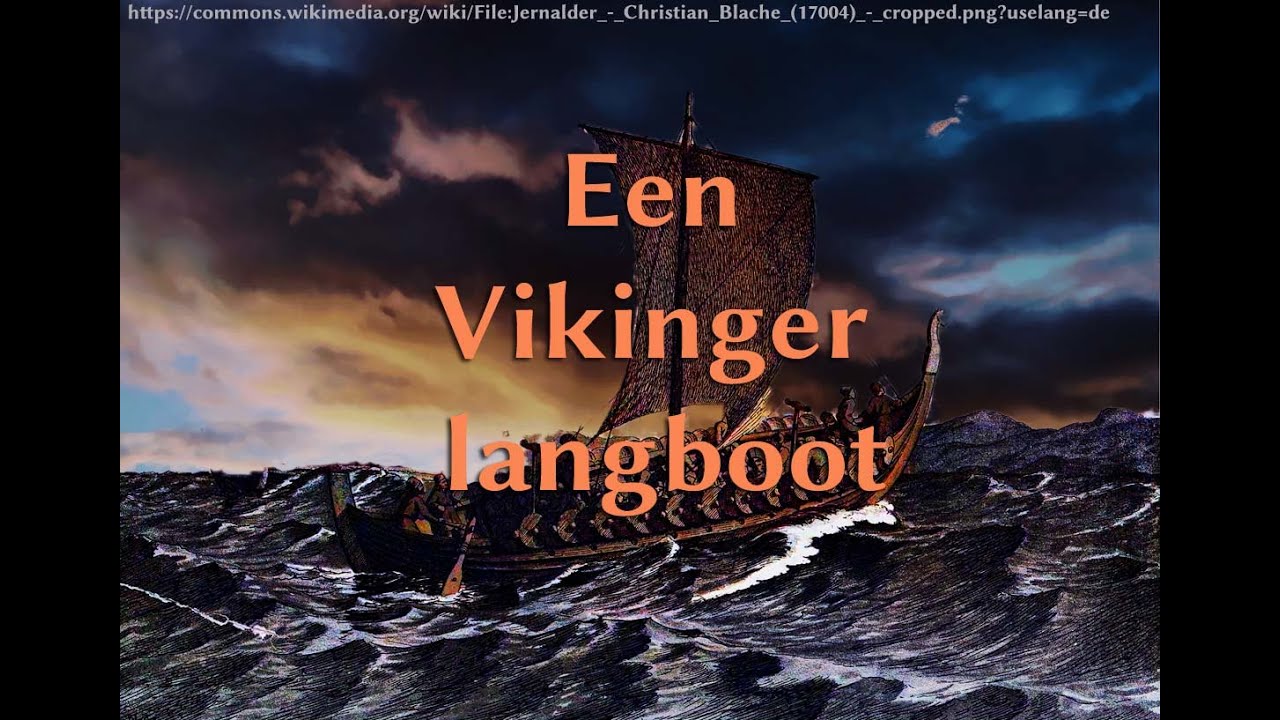 Een Vikinger langboot