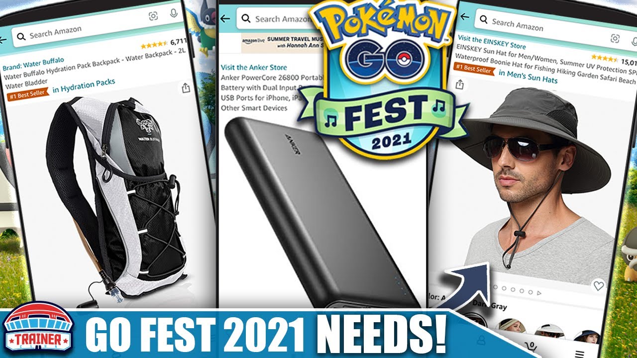 ARE YOU PREPARED? TOP GO FEST 2021 EVENT NEEDS! OUTDOOR EVENT ESSENTIAL CHECKLIST | Pok&eacute;mon GO