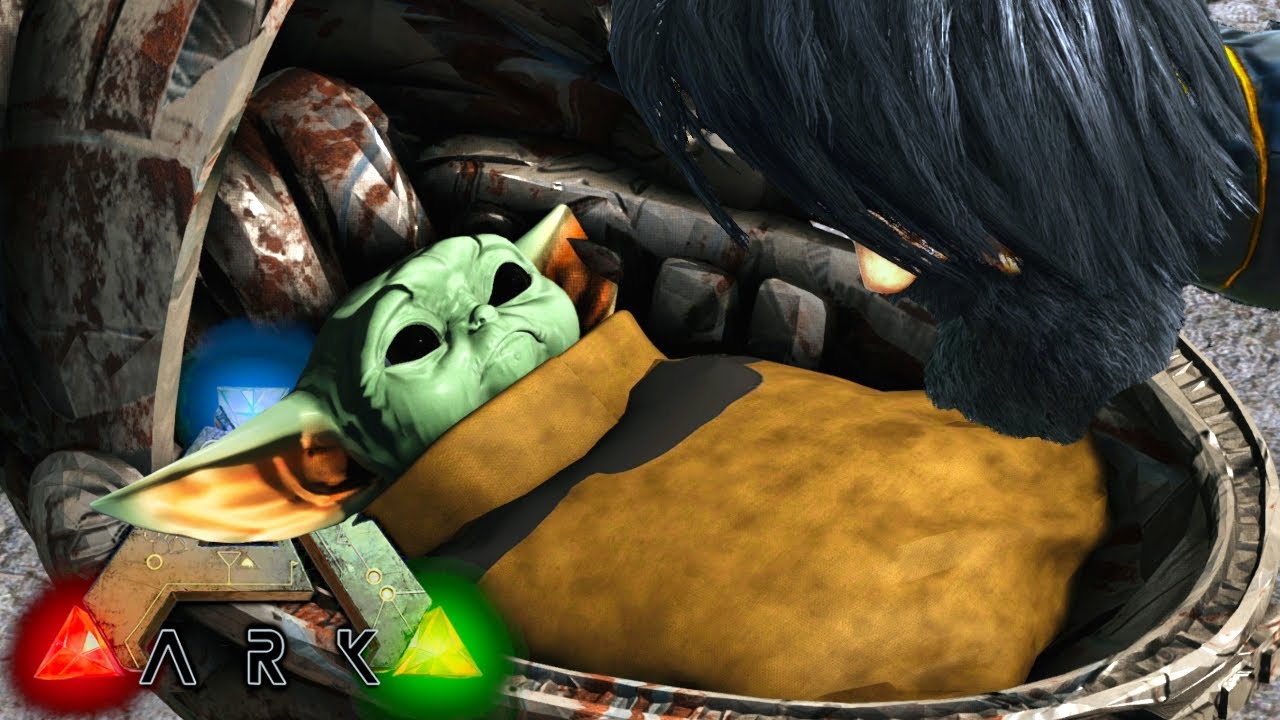 ARK: Oldie #50 - BABY YODA in ACTION & ein FEUERSPUCKENDER DERP DILO dreht auf! | LP Ark Deutsch