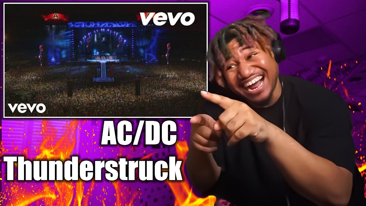 AC/DC - Thunderstruck (Live At River Plate, December 2009) | First Time Reaction