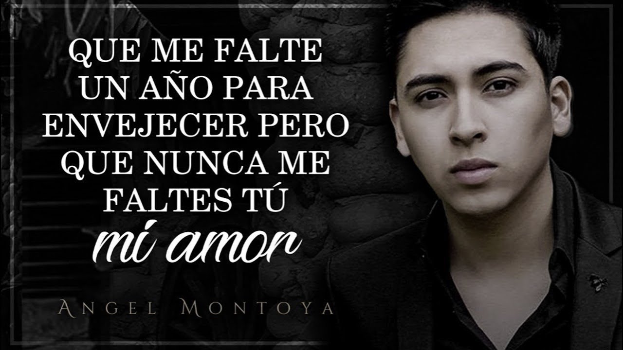 (LETRA) NO ME FALTES TÚ - Angel Montoya (Lyric Video)
