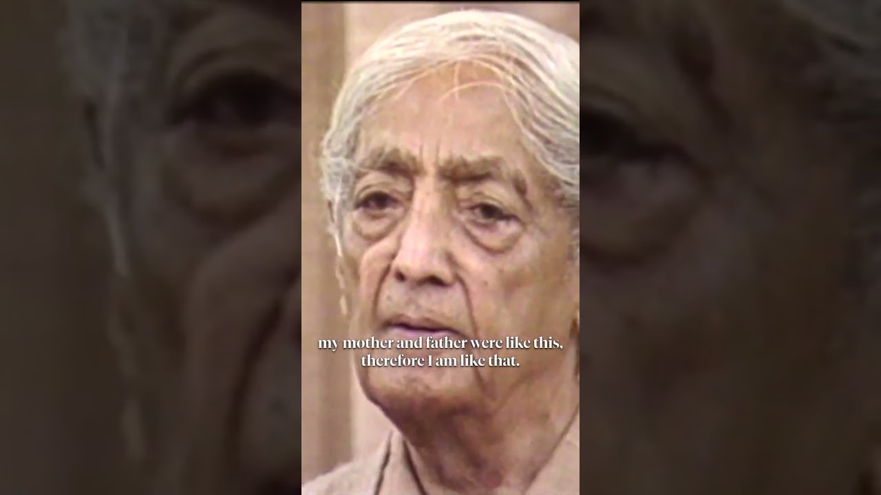 You don't want to change | Krishnamurti