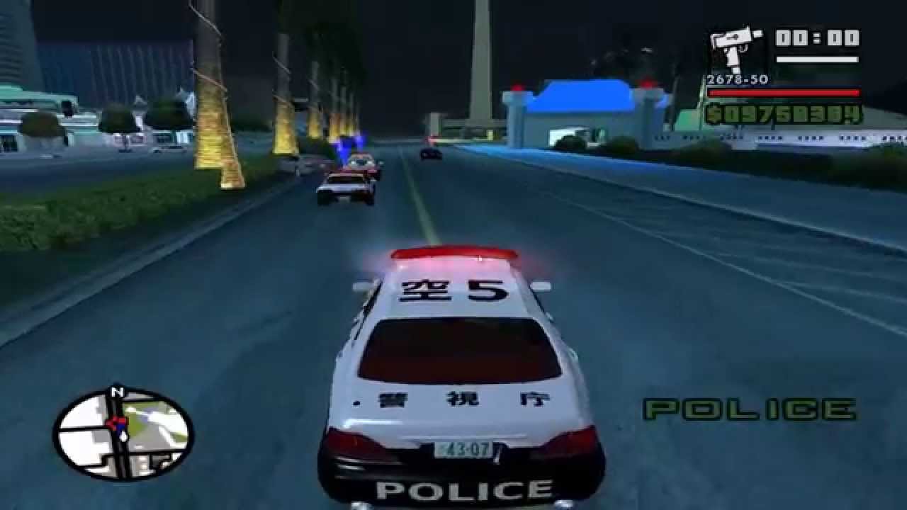 警察24時【カーチェイス】チェイサー 暴走VS ゼロクラウンパトカー　【自動車警ら隊】 　GTA
