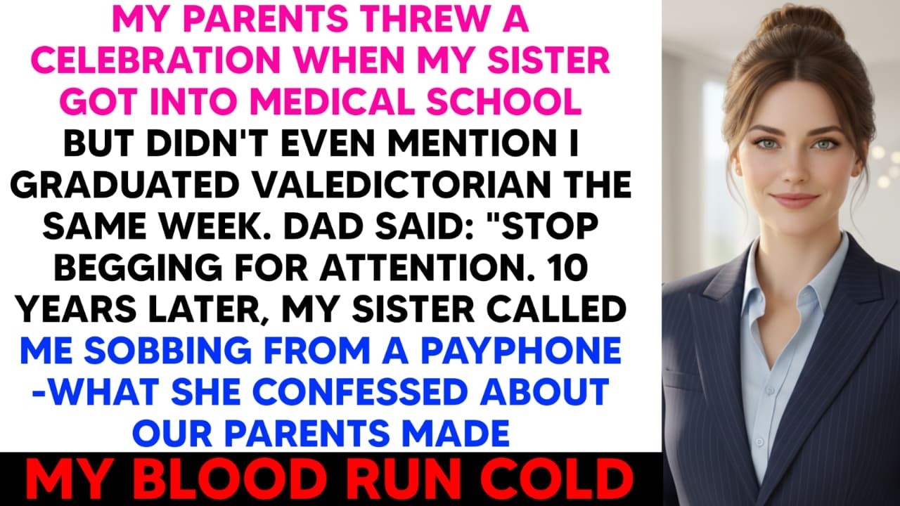 Stop Begging For Attention My Parents Said When I Graduated Valedictorian—10 Years Later...?