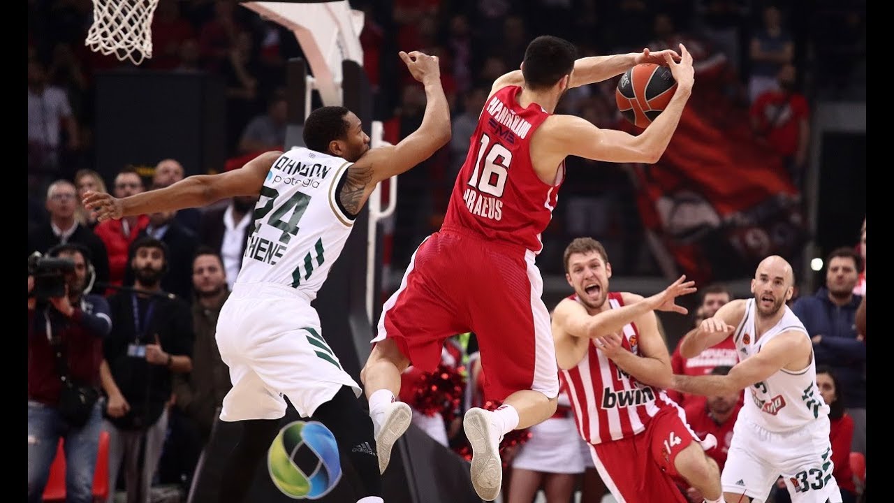 Ολυμπιακός - Παναθηναϊκός 81-78 Highlights Euroleague 27η αγ. (3.3.2020)