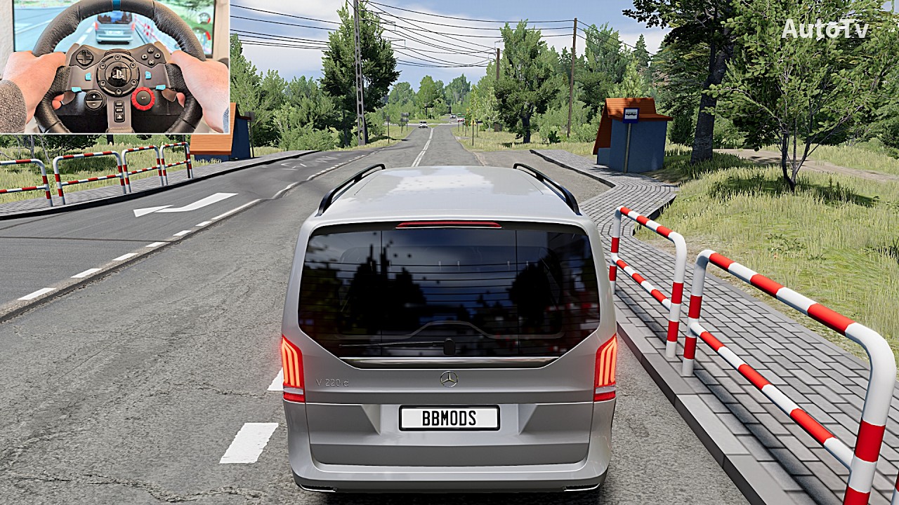 2014 Mercedes-Benz Vito - BeamNG Drive Gameplay & Crash Test | Logitech G29