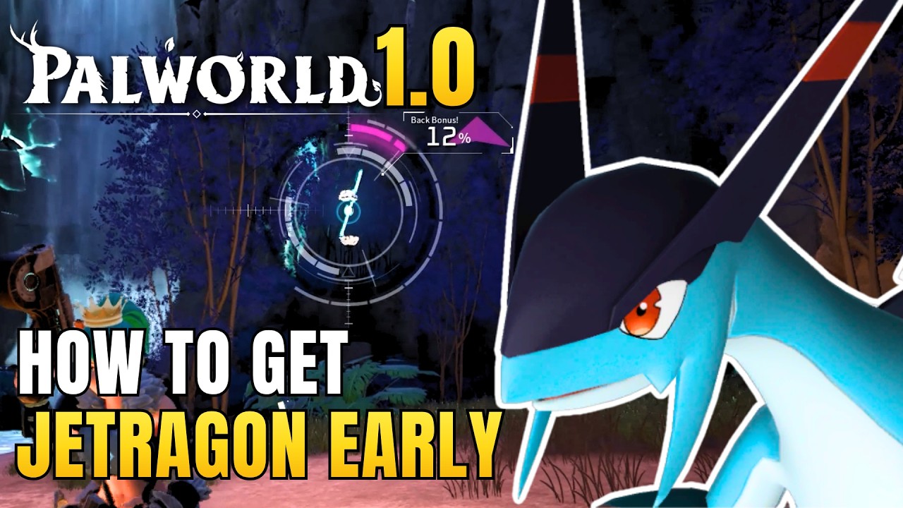 How to Get JETRAGON in Early Game Palworld 1.0 | Best Route and Location Guide