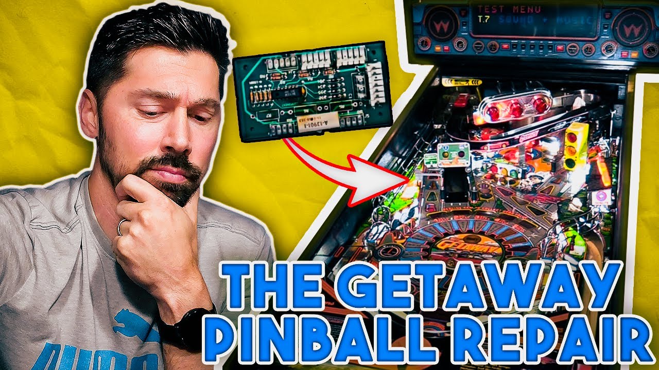 Pinball machine Repair, Fixing Getaway High Speed 2 Ramp