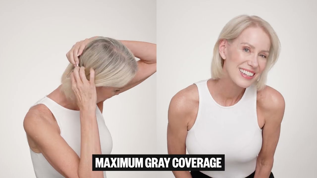 IGK Hair Gray Coverage Tutorial - Permanent Color Kit in Pampas Blonde