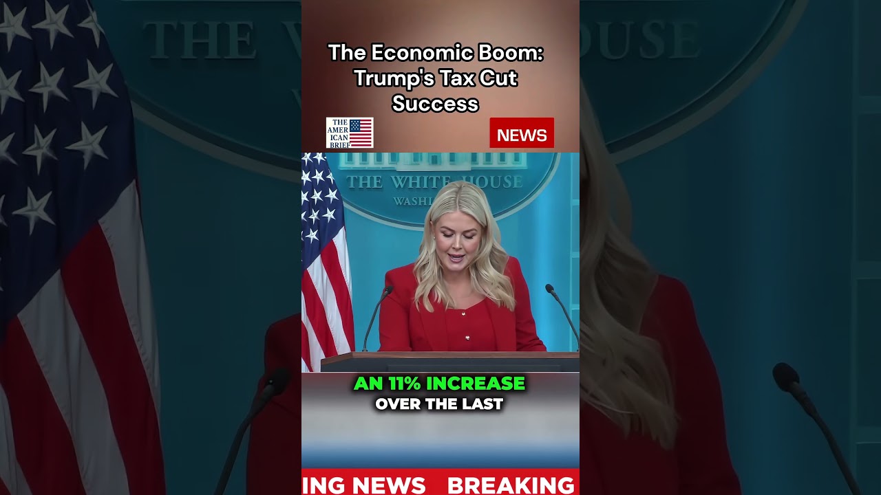 The Economic Boom: Trump's Tax Cut Success #news