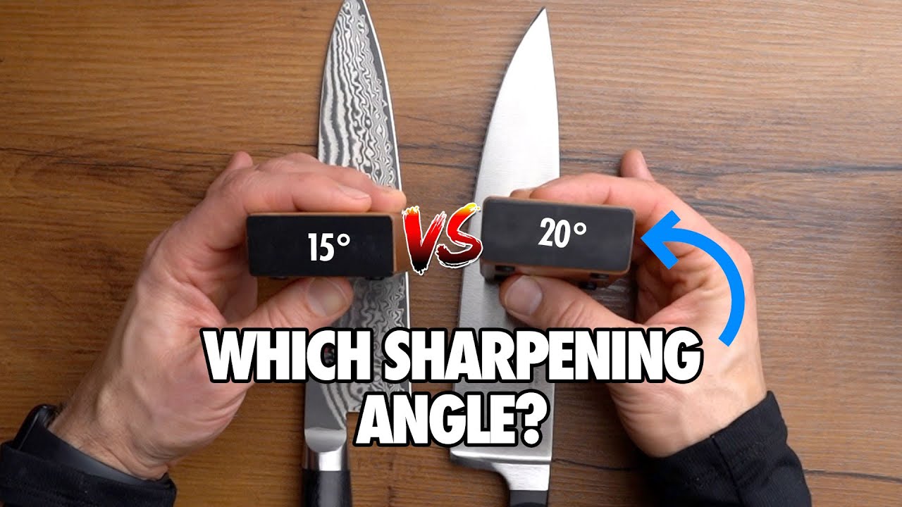 15&deg; vs 20&deg; Knife Sharpening Angles! Which Angle is Right for Your Knife