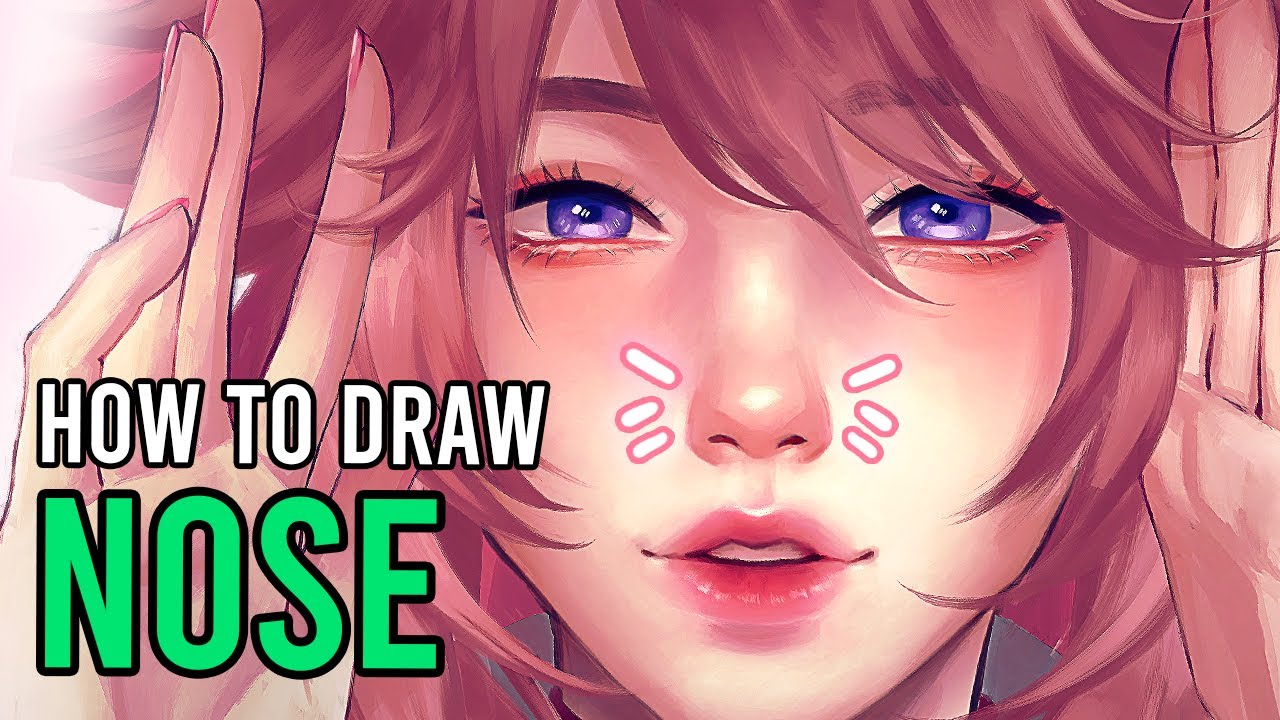 How to Draw and Paint Noses EASY | Semi Realistic Tutorial
