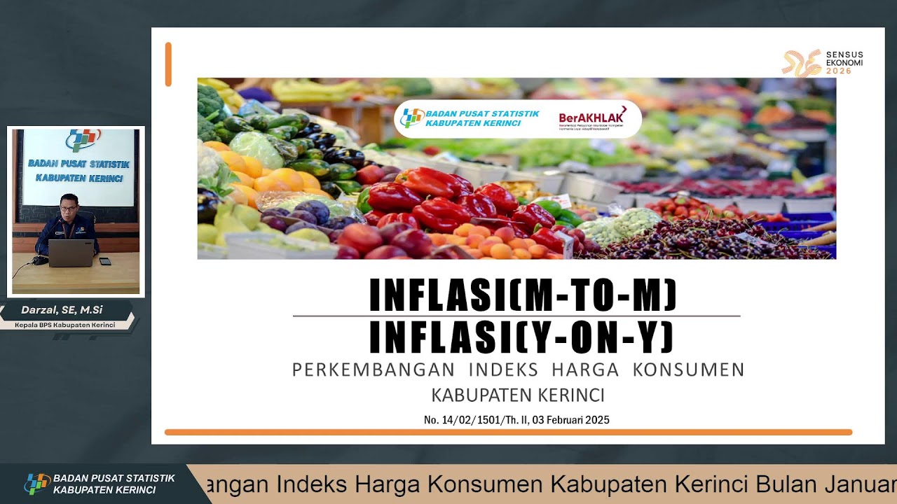 Rilis Inflasi Januari 2025 Kabupaten Kerinci